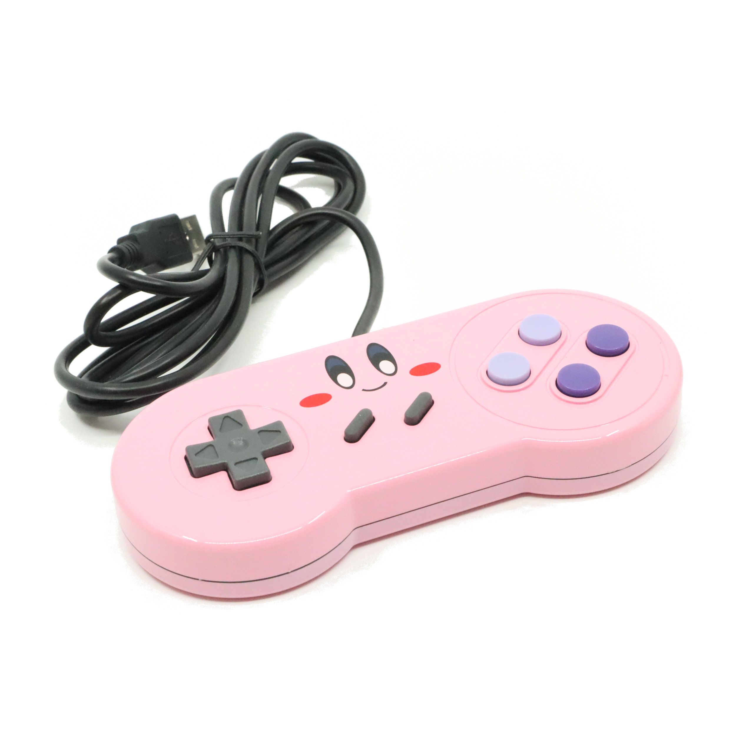 USB SNES Controller "Kirby" - KawaiiSwiss.com
