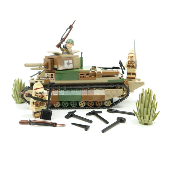Japanischer Bricks WW2 Panzer (528 Teile) Bricks